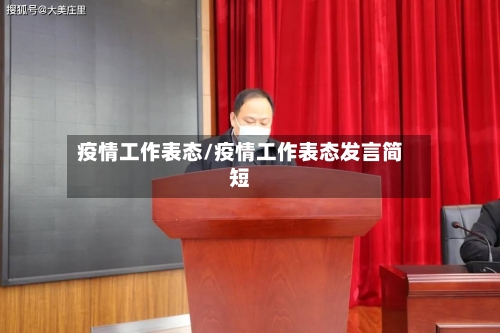 疫情工作表态/疫情工作表态发言简短-第2张图片