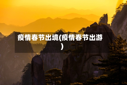 疫情春节出境(疫情春节出游)-第2张图片