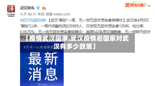 【疫情武汉国家,武汉疫情后国家对武汉有多少政策】-第1张图片