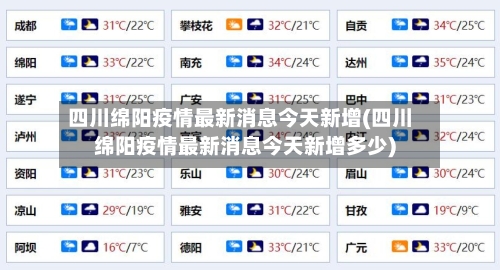 四川绵阳疫情最新消息今天新增(四川绵阳疫情最新消息今天新增多少)-第1张图片