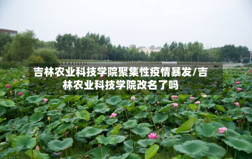 吉林农业科技学院聚集性疫情暴发/吉林农业科技学院改名了吗-第3张图片