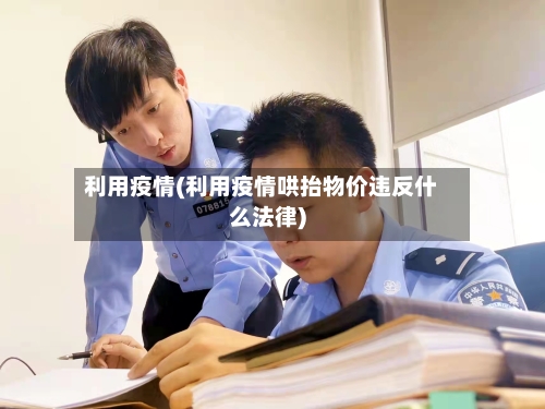 利用疫情(利用疫情哄抬物价违反什么法律)-第2张图片