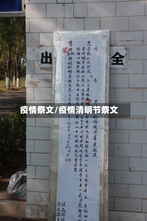 疫情祭文/疫情清明节祭文-第1张图片