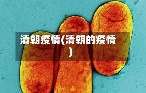 清朝疫情(清朝的疫情)-第2张图片