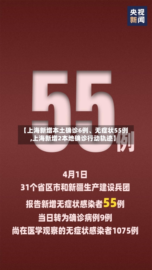 【上海新增本土确诊6例	、无症状55例,上海新增2本地确诊行动轨迹】-第1张图片