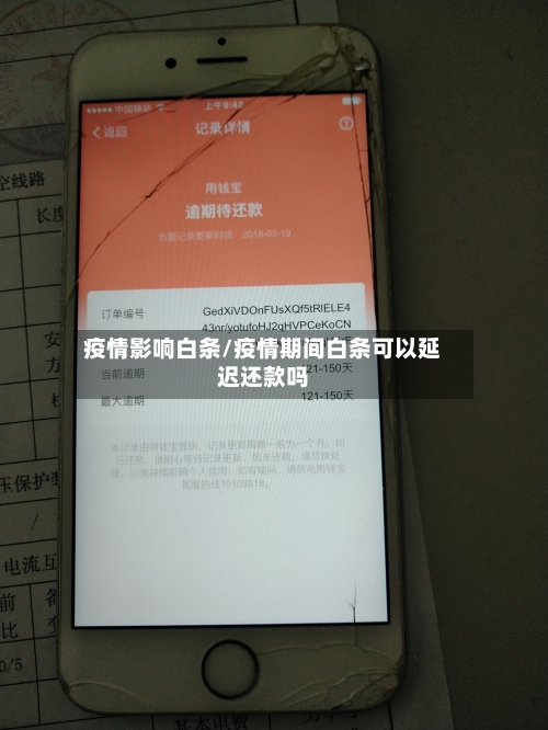疫情影响白条/疫情期间白条可以延迟还款吗-第2张图片