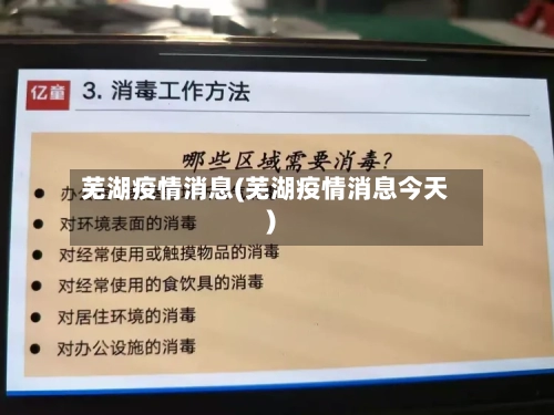 芜湖疫情消息(芜湖疫情消息今天)-第1张图片