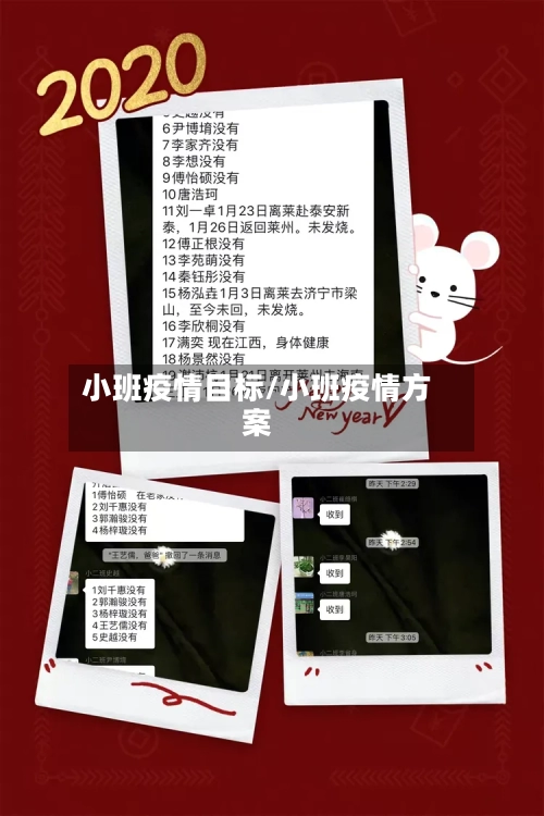 小班疫情目标/小班疫情方案-第1张图片