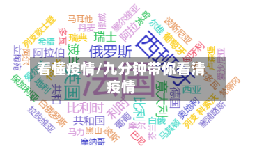 看懂疫情/九分钟带你看清疫情-第1张图片