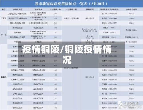 疫情铜陵/铜陵疫情情况-第2张图片