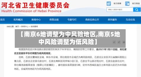 【南京6地调整为中风险地区,南京5地中风险调整为低风险】-第1张图片